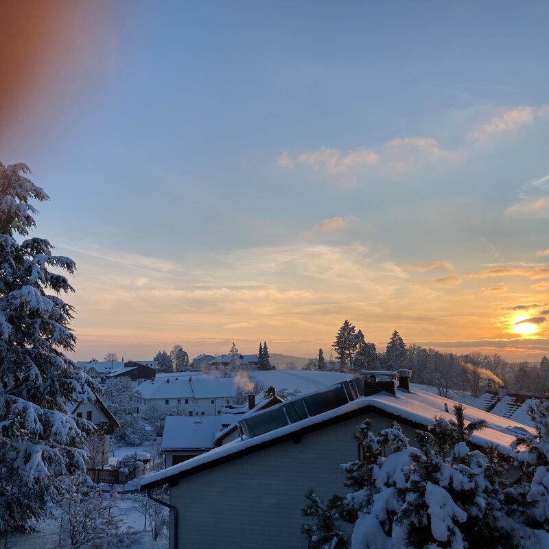 Blick nach Süden aus Panoramafenster