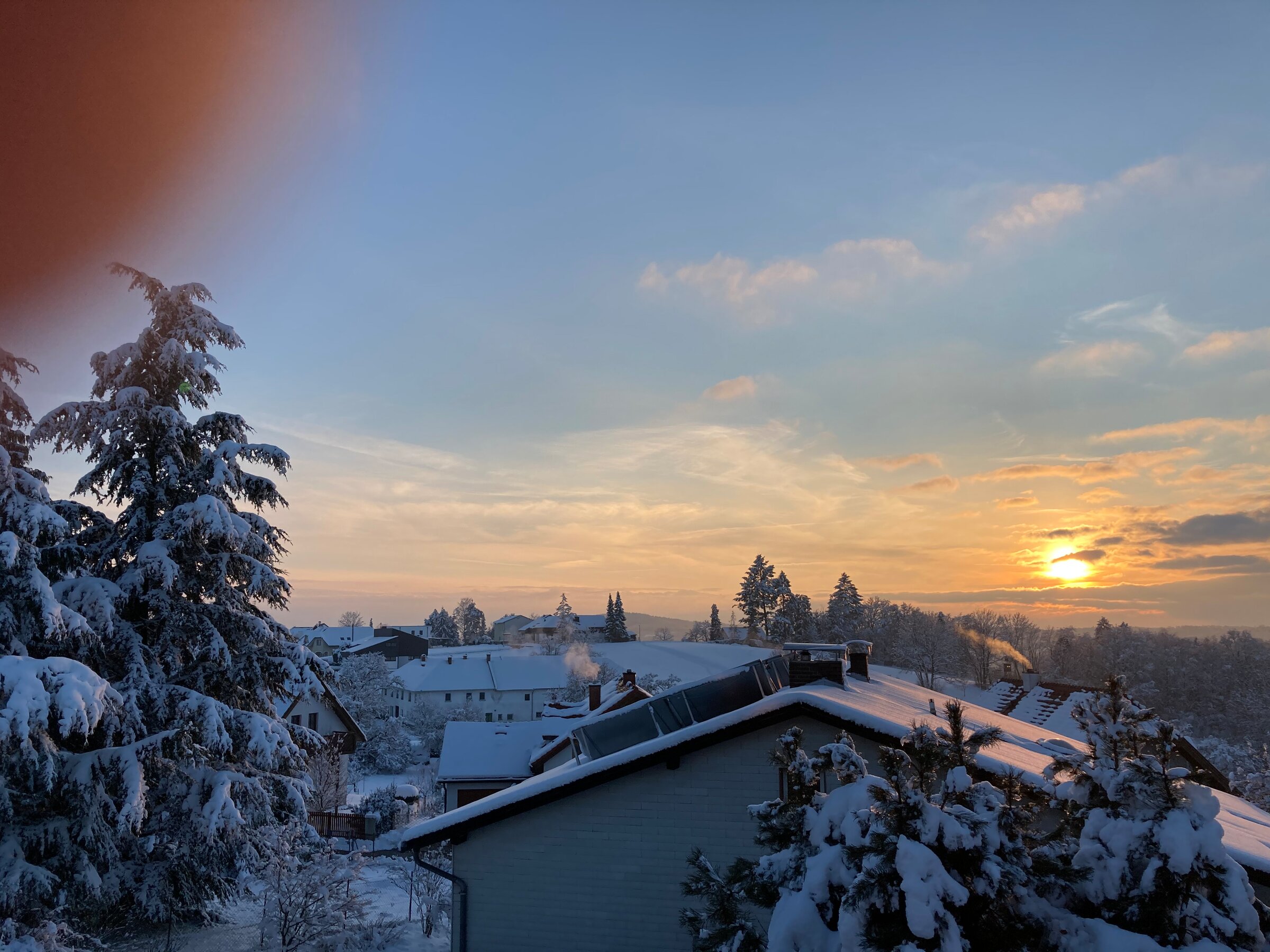 Blick nach Süden aus Panoramafenster