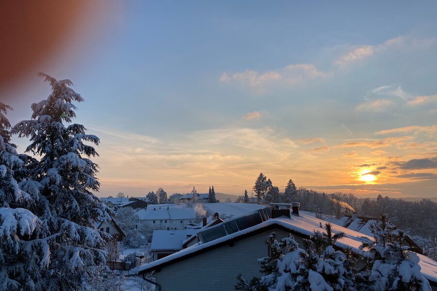 Blick nach Süden aus Panoramafenster
