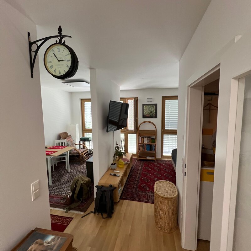 Trennwand zwischen Ess- und Schlafzimmer