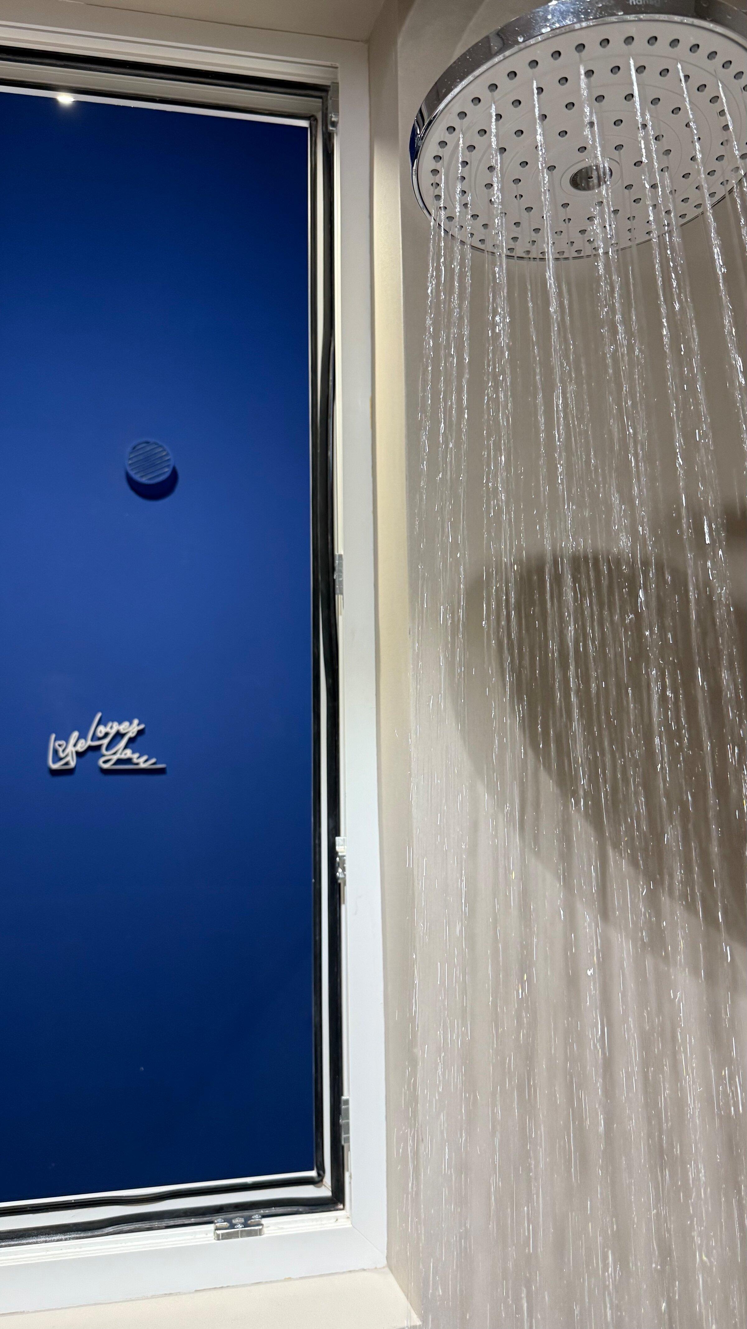 Blue Atrium/Rain Shower 