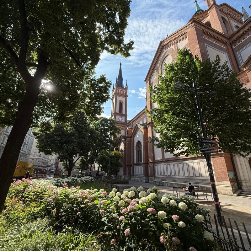 Park at the Altlerchenfeld Church 