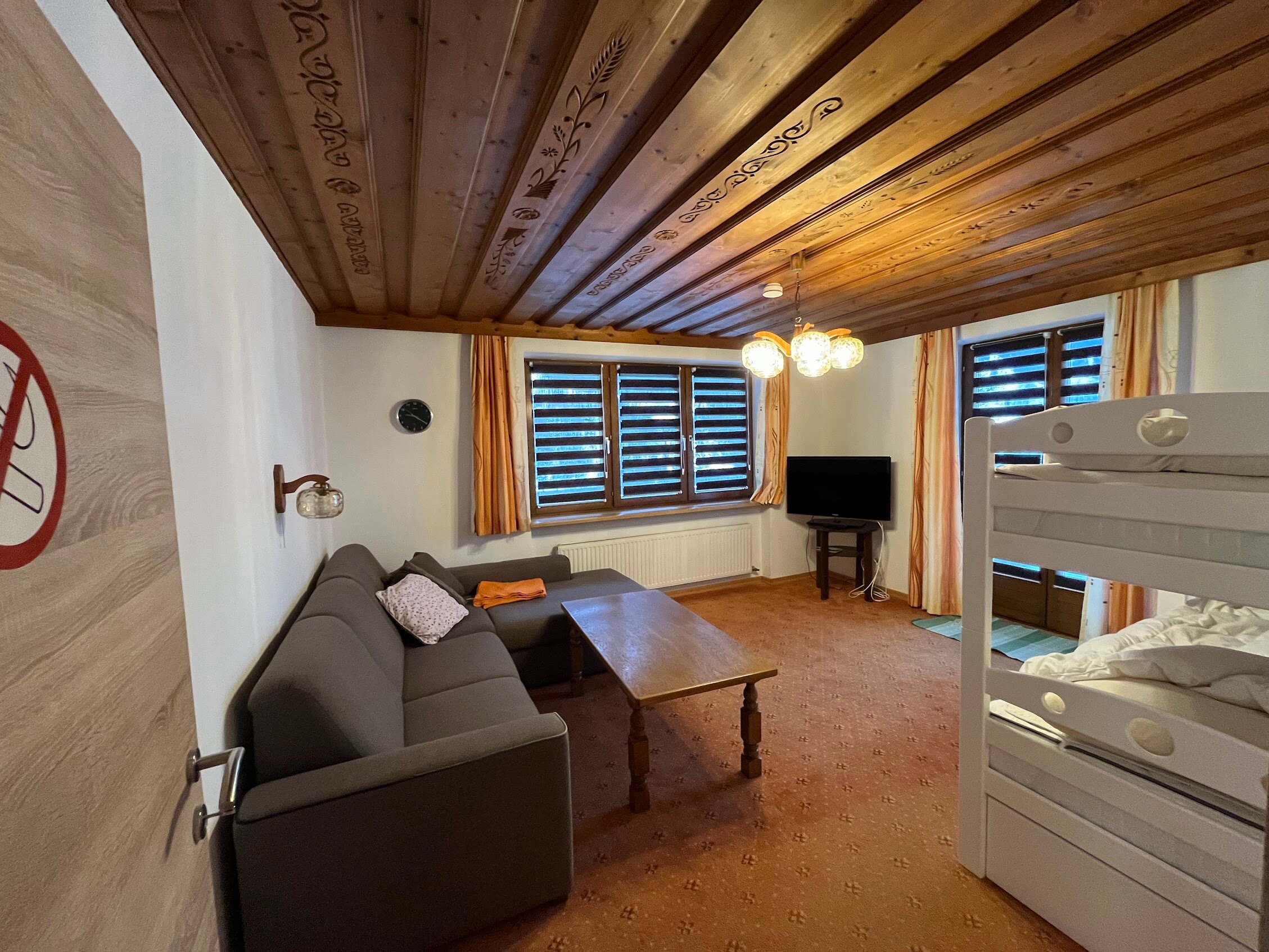 The lower drawer of the bunk bed also contains a bed.