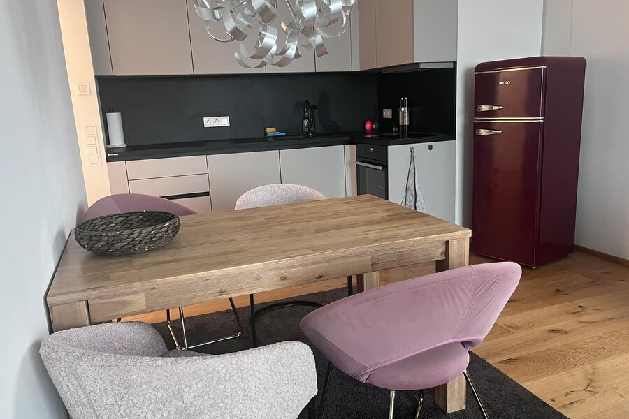 Perfekt ausgestattete Küche