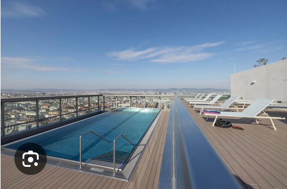 mit traumhaften Blick über die Stadt Wien