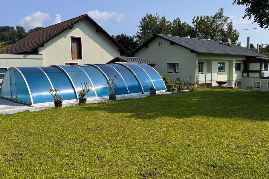 Haus Ansicht vom Garten aus 