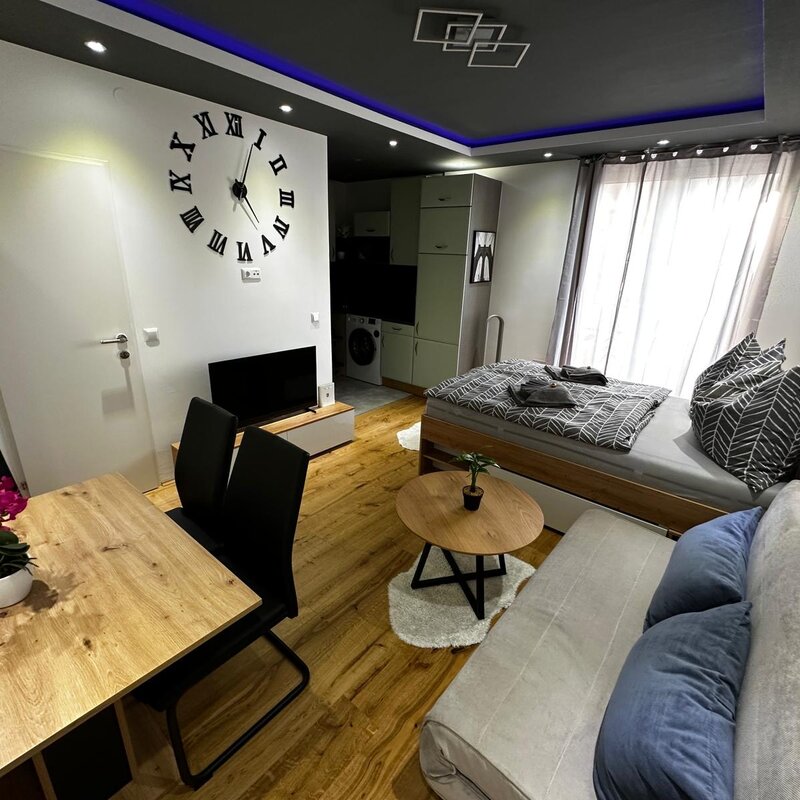 Furnished 1-room apartment with sleeping area & lounge – short-term rental Salzburg, temporary housing 1 to 6 months