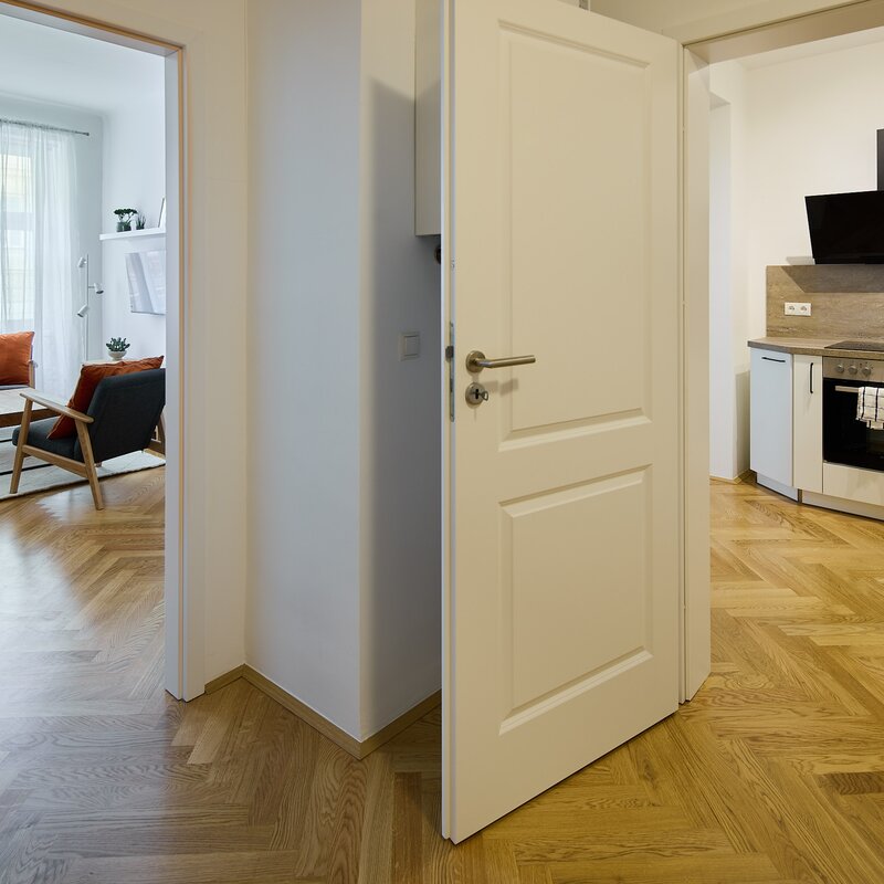 Vorraum Blick zur Küche/zum Wohnzimmer