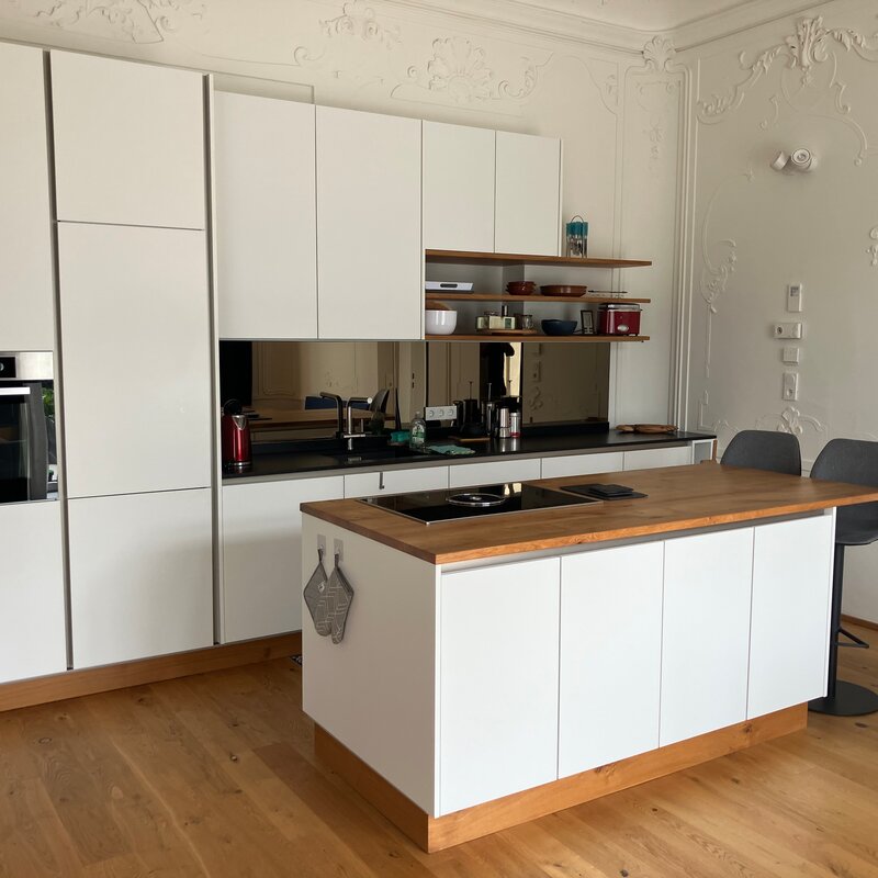 Kitchen and cooking area