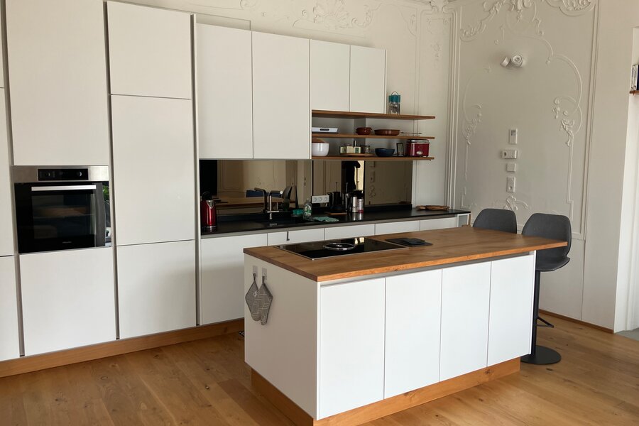 Kitchen and cooking area