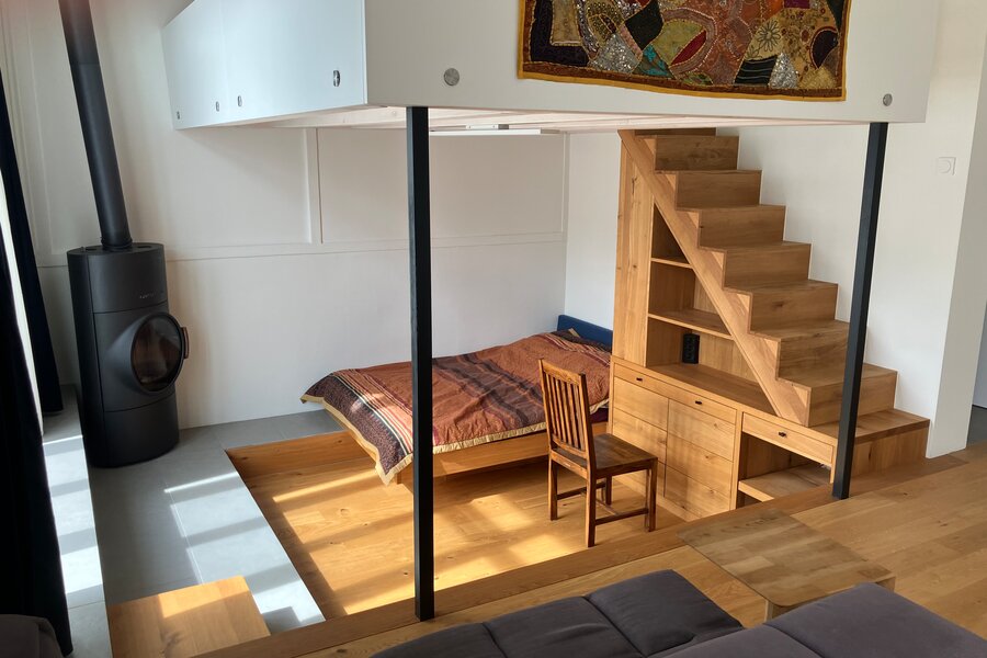 Sleep and working area