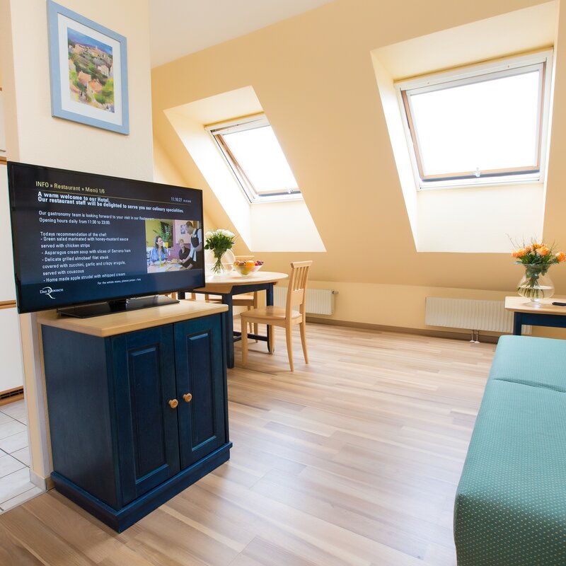 Bright 2-room apartment with living area, TV & dining space – short-term rental & temporary housing for 1 to 6 months in Schwechat