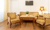 Wohnzimmer mit Smart TV | © Heritage Boutique Apartments Bad Ischl