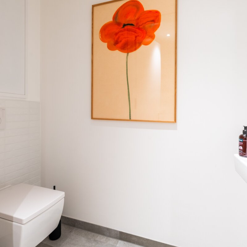 Moderne Toilette