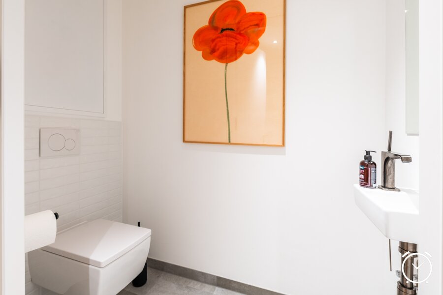 Moderne Toilette