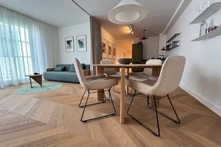 Offener Wohnbereich mit Küche