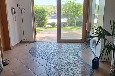 View into the garden