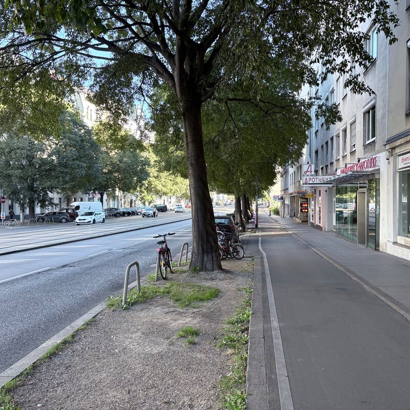 Straße vor dem Haus | © the street in front of the building