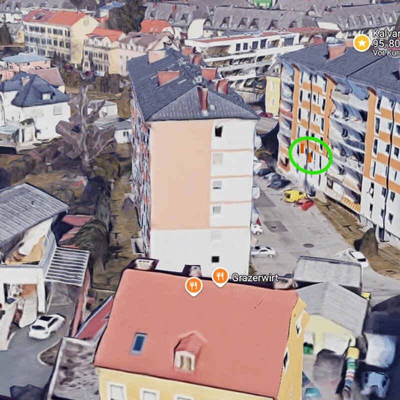 Studentenwohnung nahe an der Universität