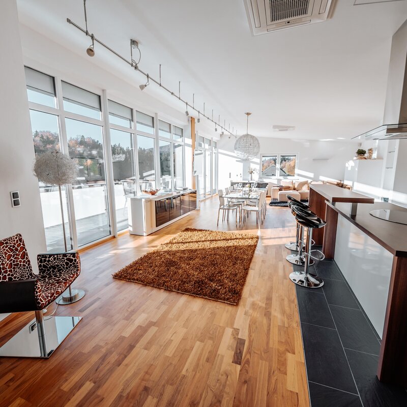 Wohn-Ess-Küchenbereich