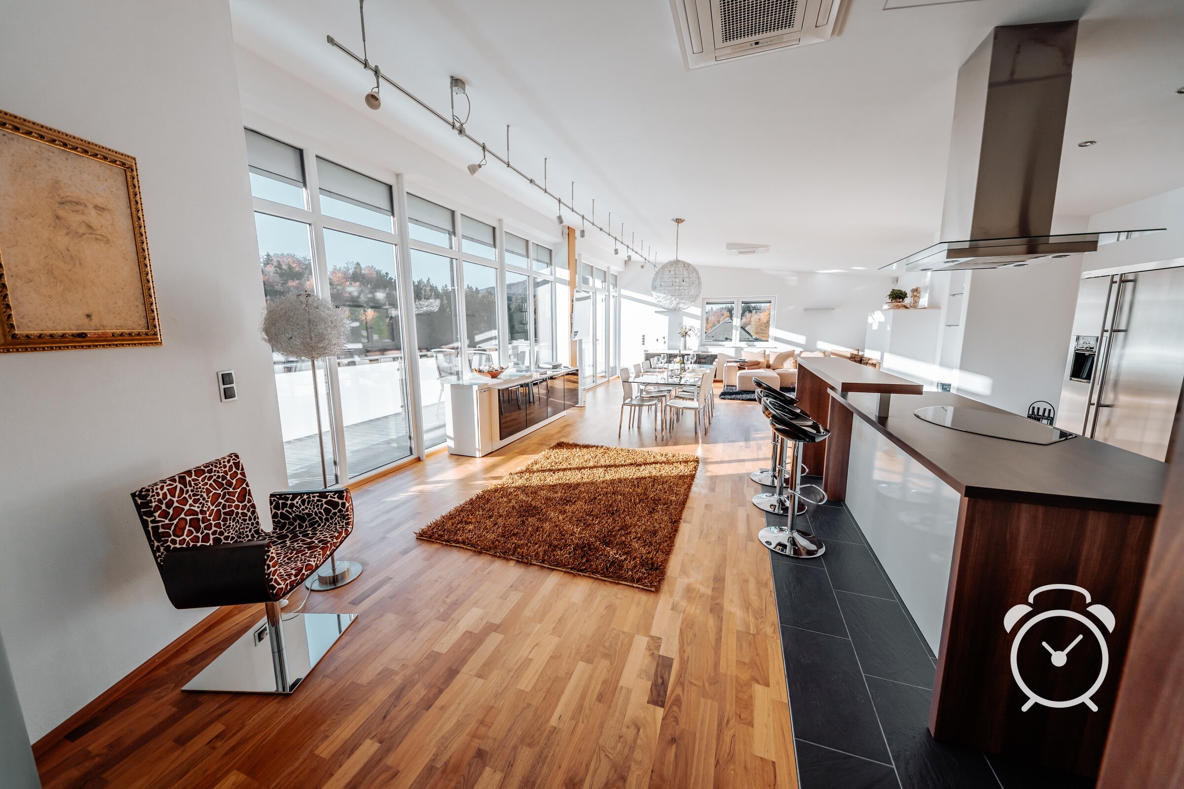 Wohn-Ess-Küchenbereich