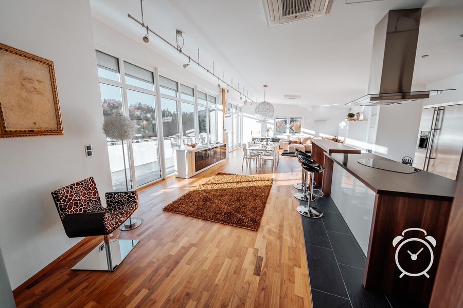 Wohn-Ess-Küchenbereich