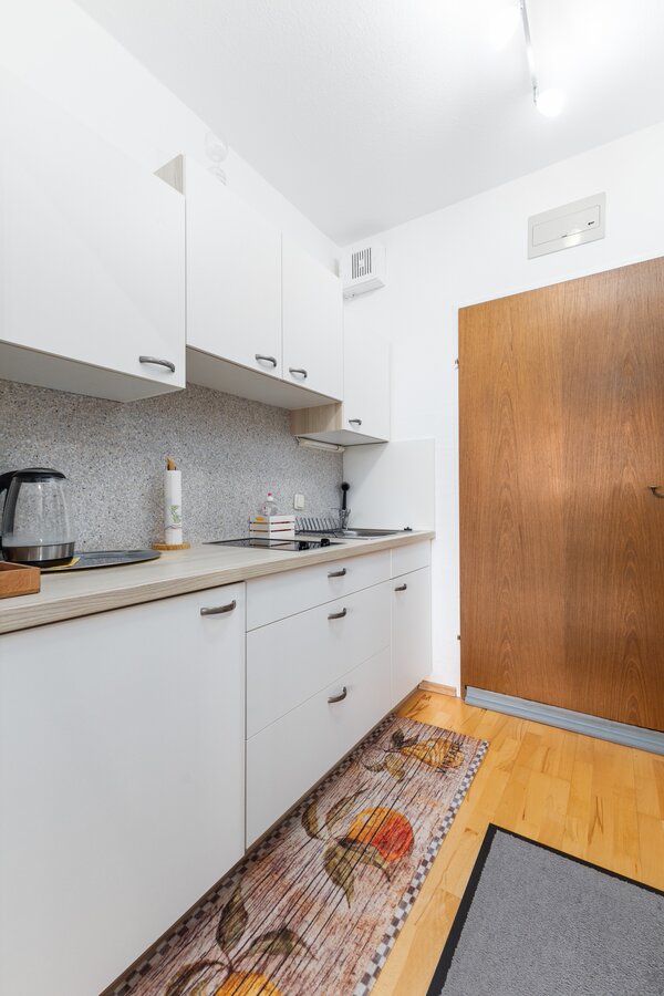 Küche des Apartments