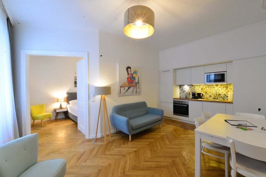 Wohnzimmer Apartment für 4 Personen