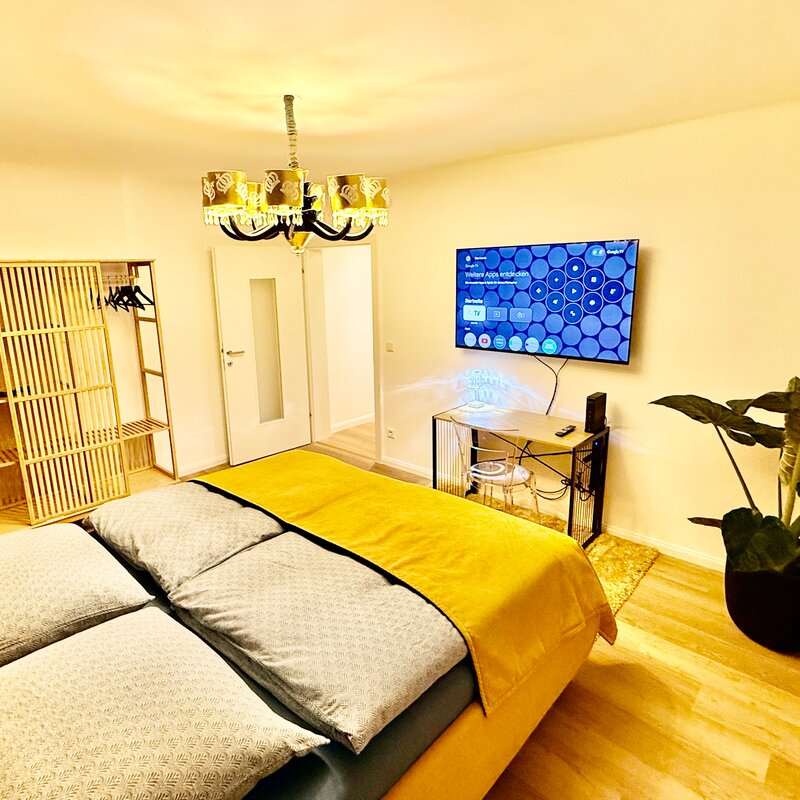 "Modern-Living" im sehr stylischen Schlafzimmer