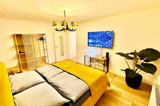 "Modern-Living" im sehr stylischen Schlafzimmer