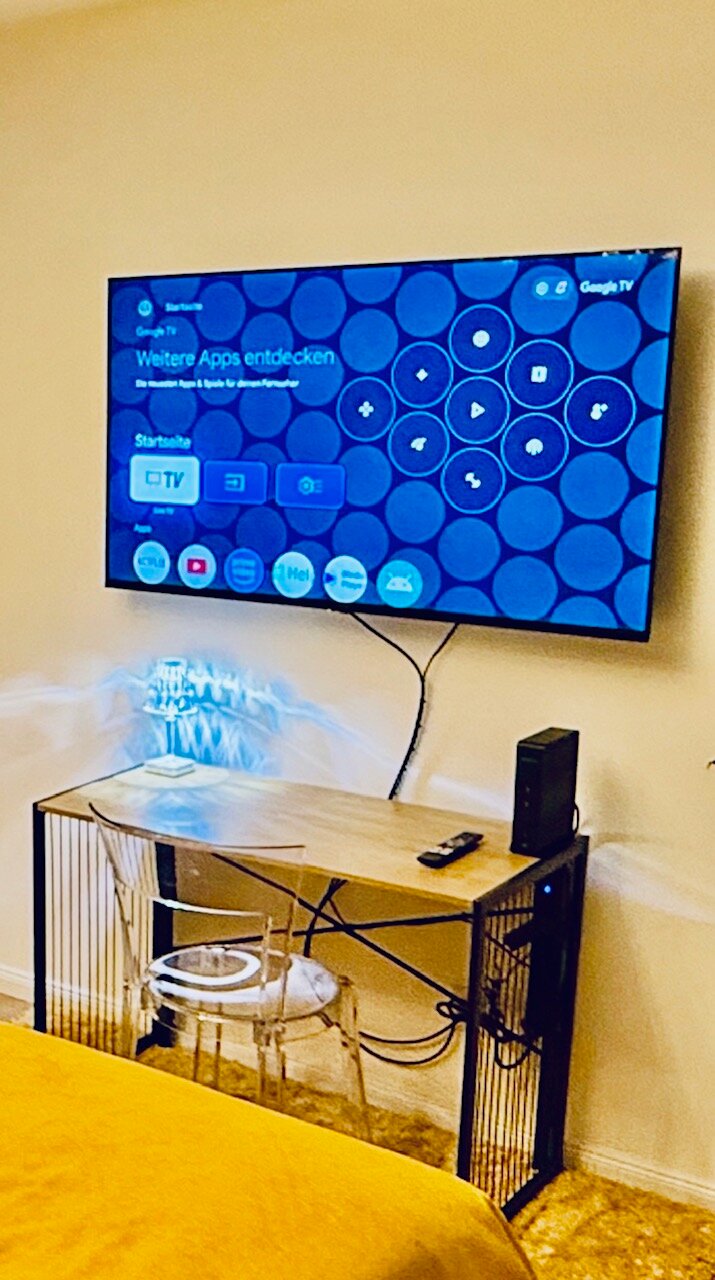 GOOGLE -TV im SCHLAFZIMMER