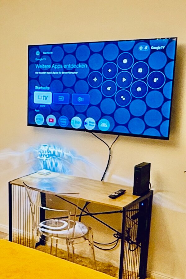 GOOGLE -TV im SCHLAFZIMMER