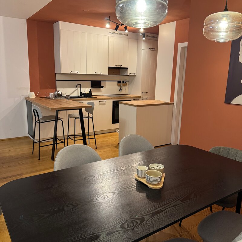 Dining Table and Kitchen