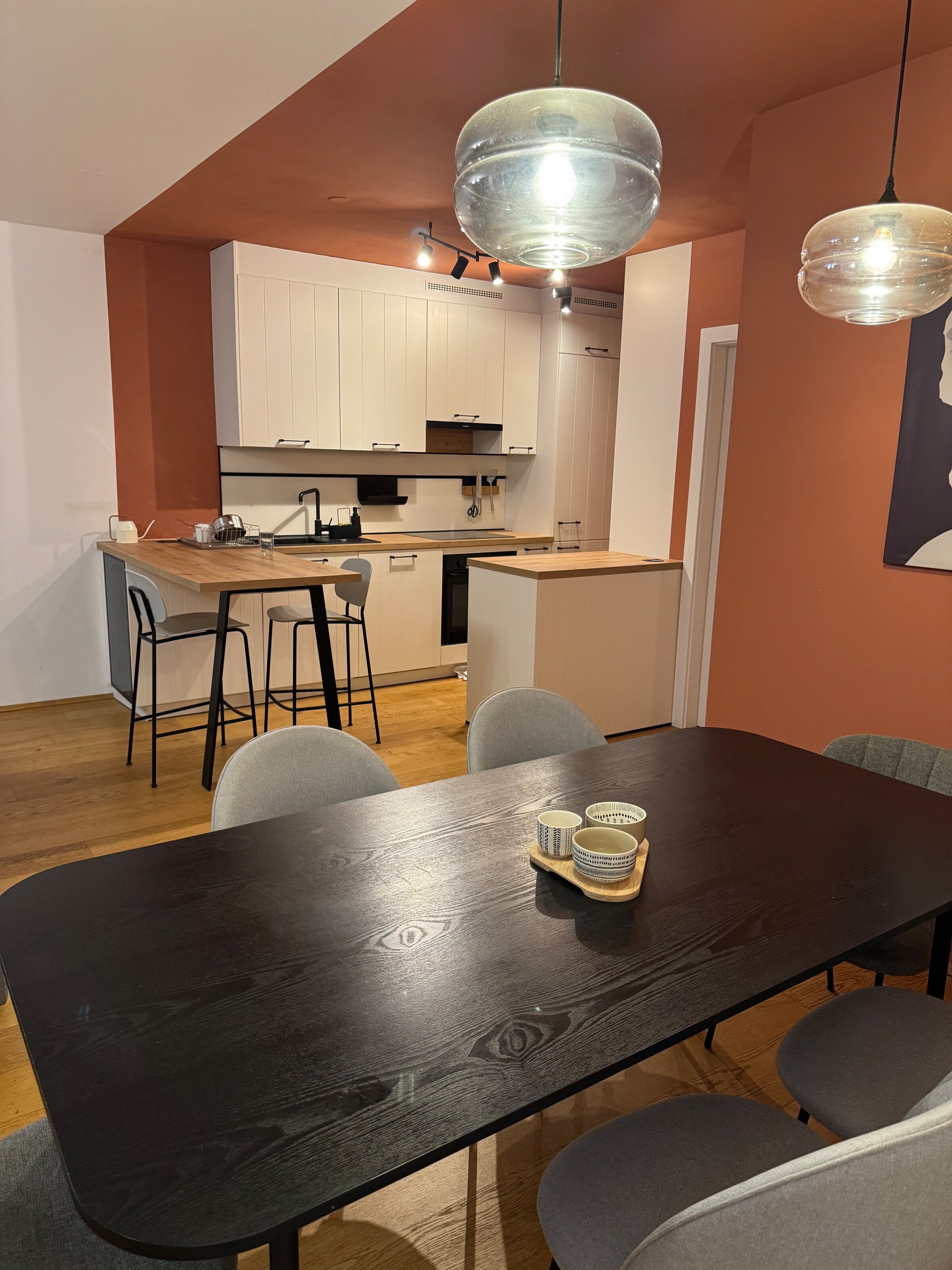 Dining Table and Kitchen