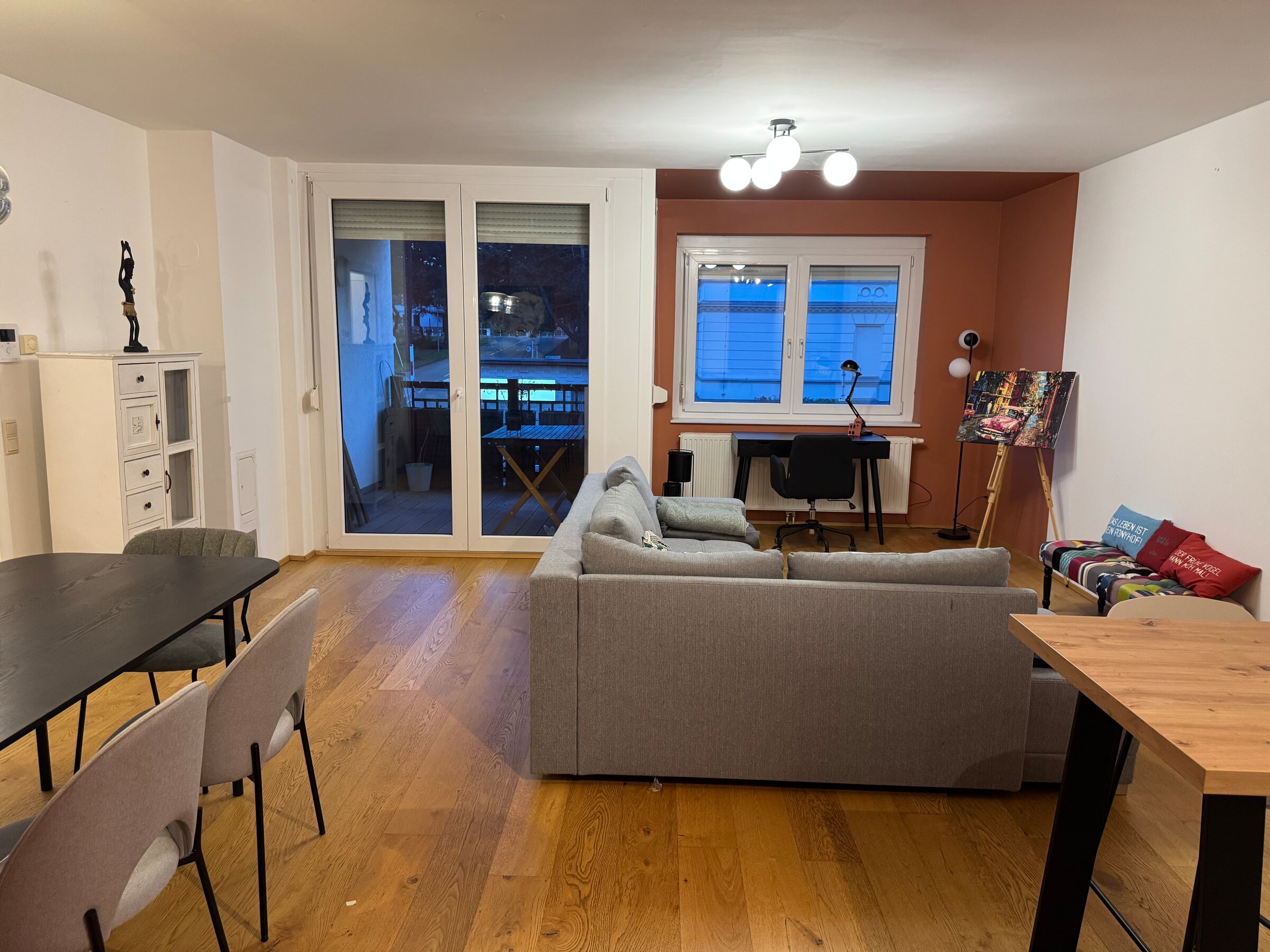Living Room with study