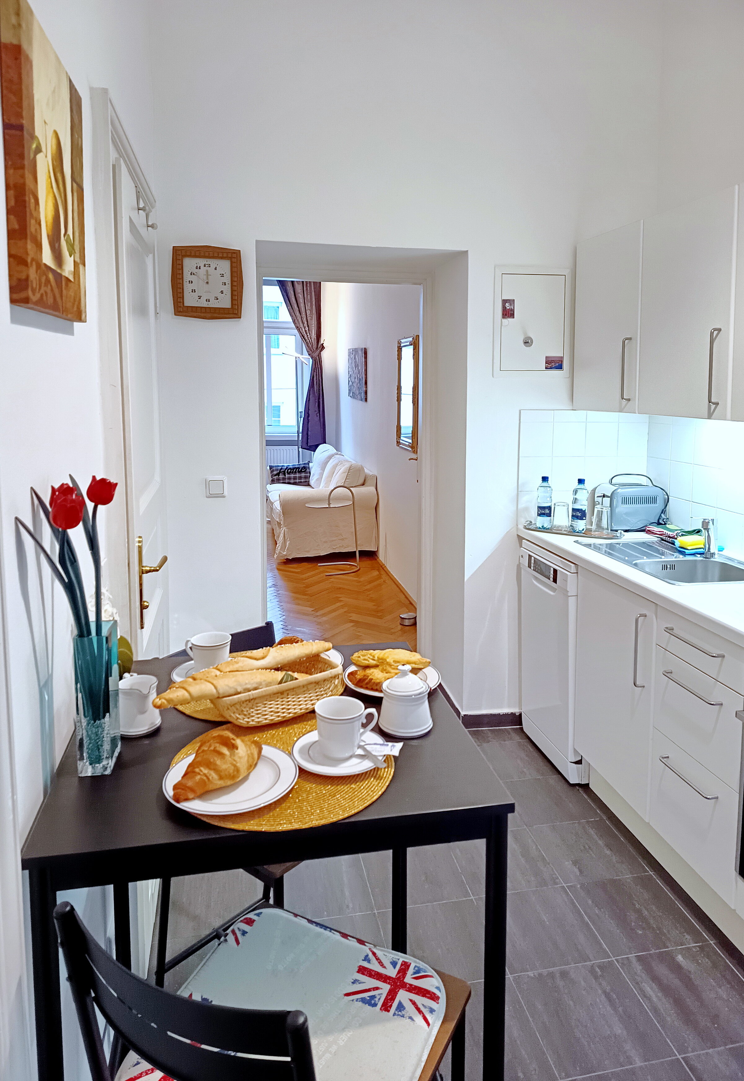 Blick in das Wohnzimmer