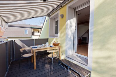 Südseitige Dachterrasse | © Rupert Oster
