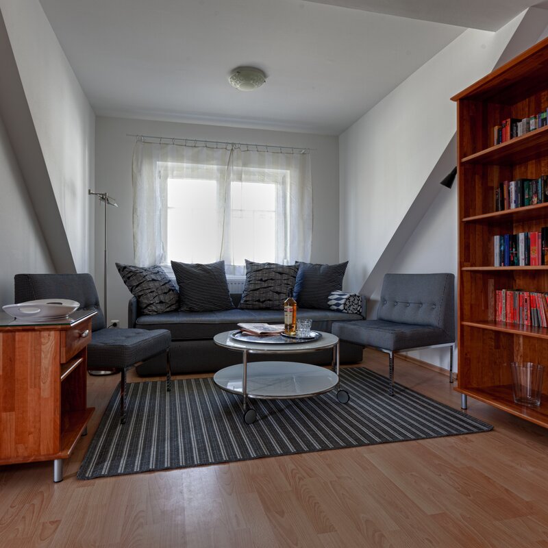 Sitzecke mit Ausziehcouch