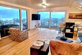 Blick vom Wohnzimmer