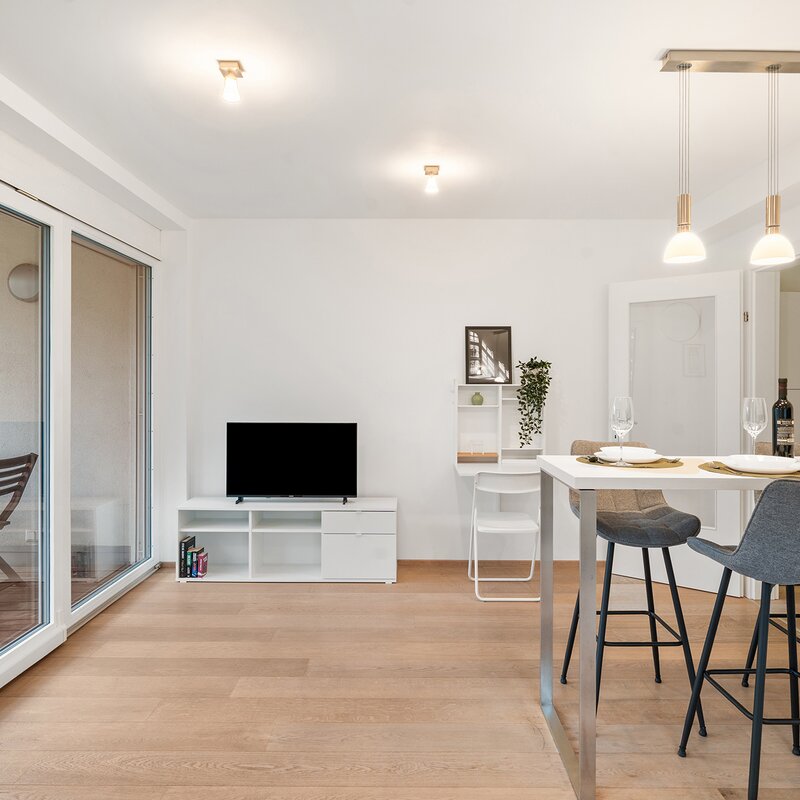 Living and dining area
