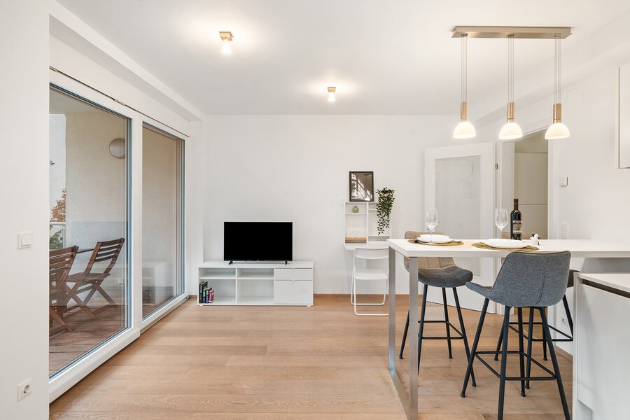 Living and dining area