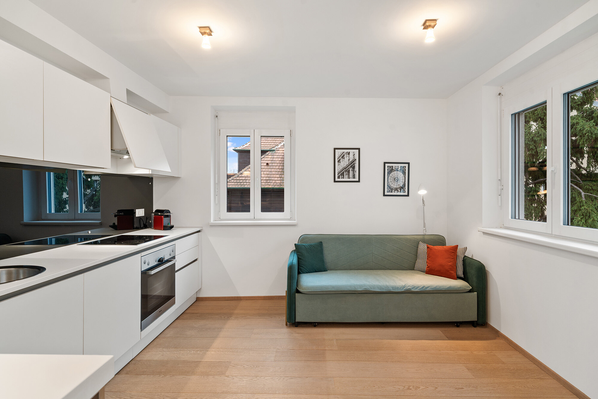 Living and dining area