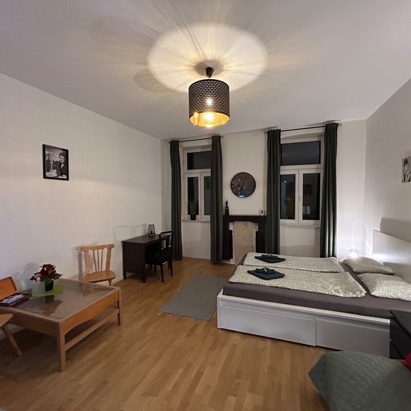 Furnished 1-room apartment, bright living area – short-term rental & temporary housing for 1 to 6 months in Vienna