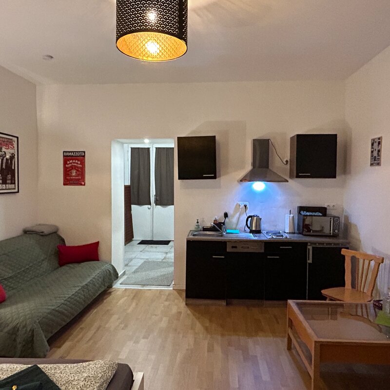 Main Room - facing kitchenette and entrance