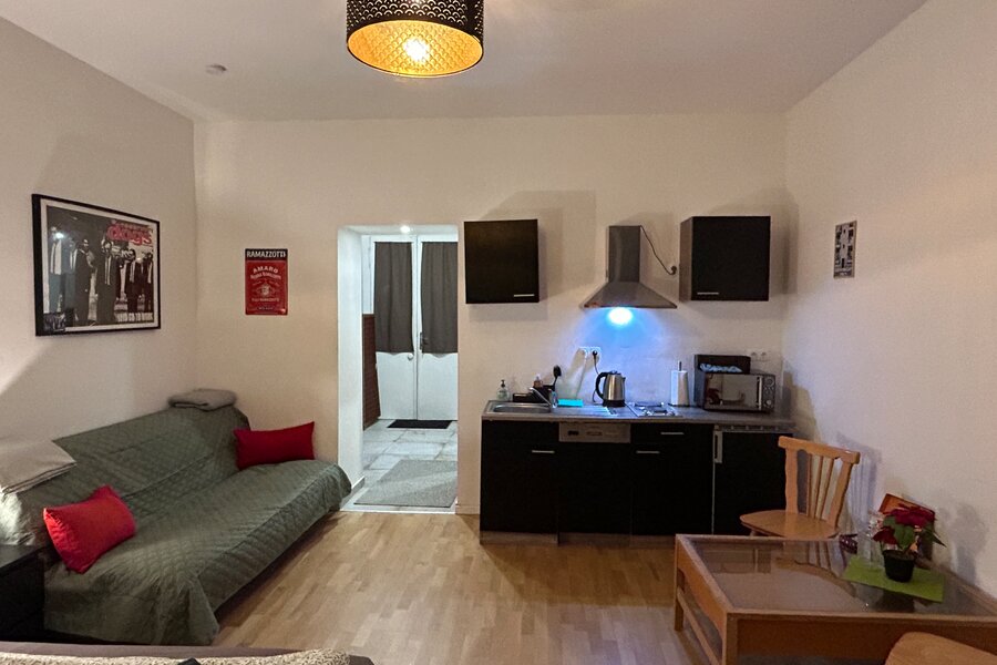Main Room - facing kitchenette and entrance