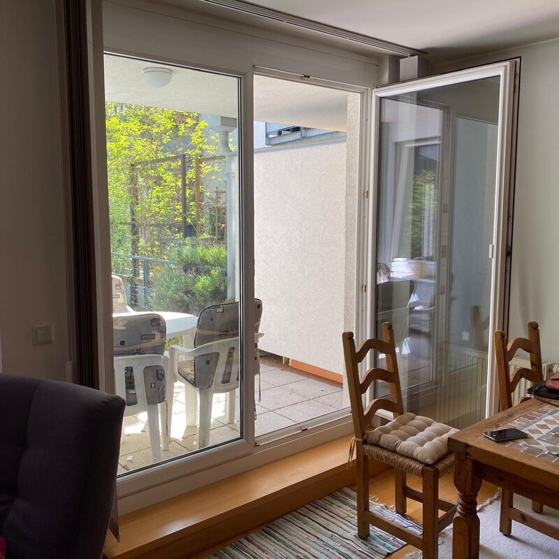 View from the Kitchen to the terrace