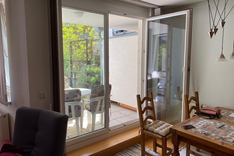 View from the Kitchen to the terrace