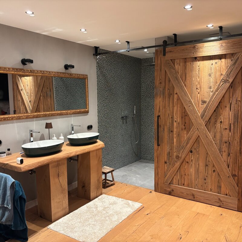 Bathroom with shower and toilet