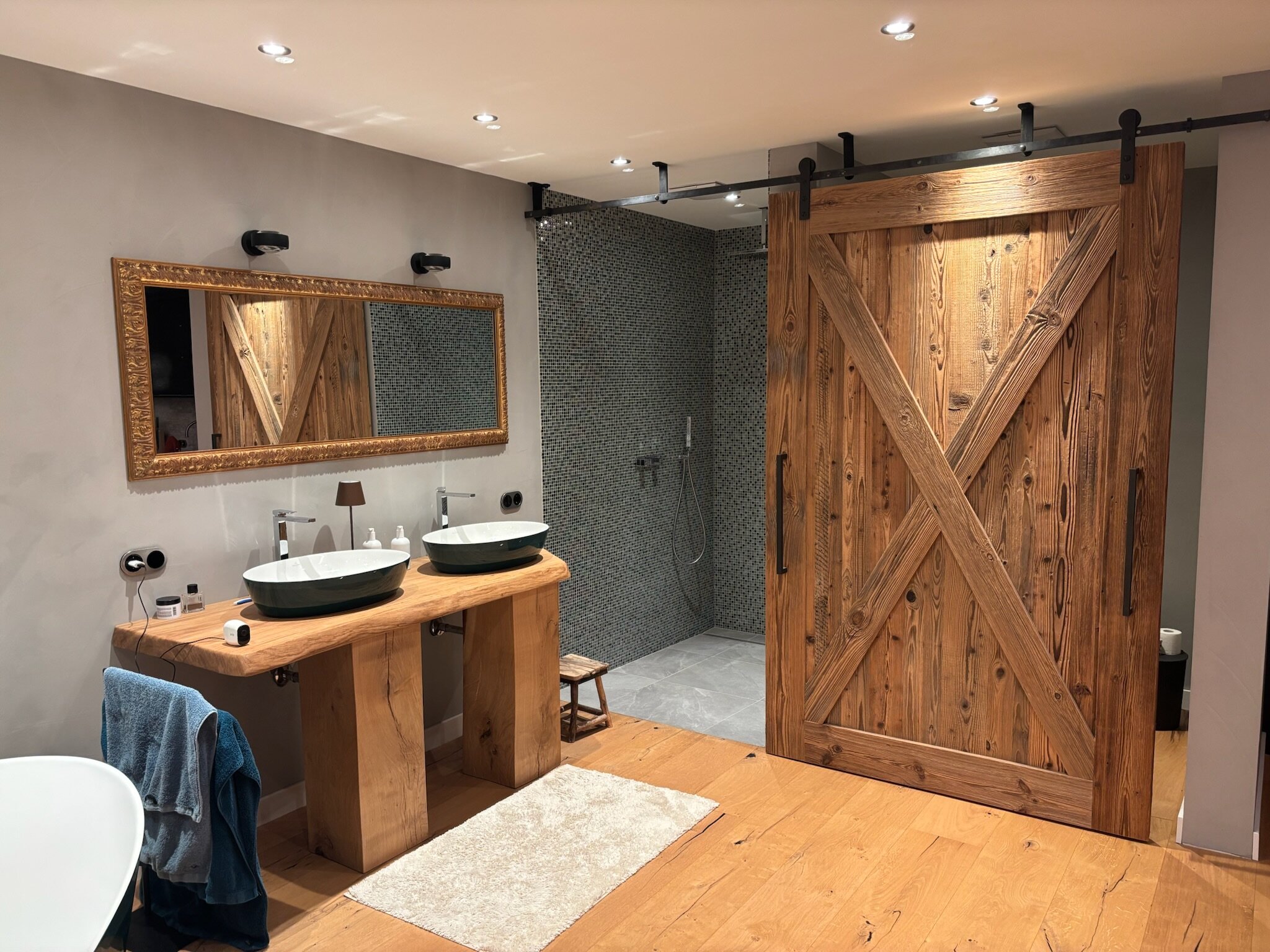 Bathroom with shower and toilet