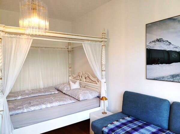 Canopy bed & sleeping couch